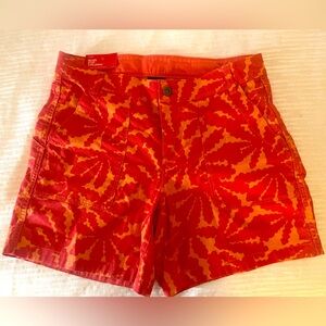 The North Face Orange on Orange Tropical Camo Camouflage Women’s Shorts Hiking